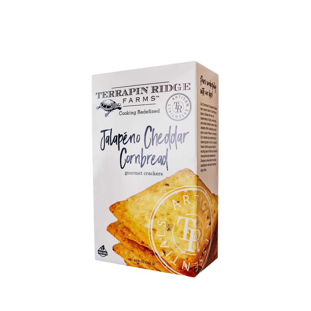 Jalapeno Corn Bread Crackers