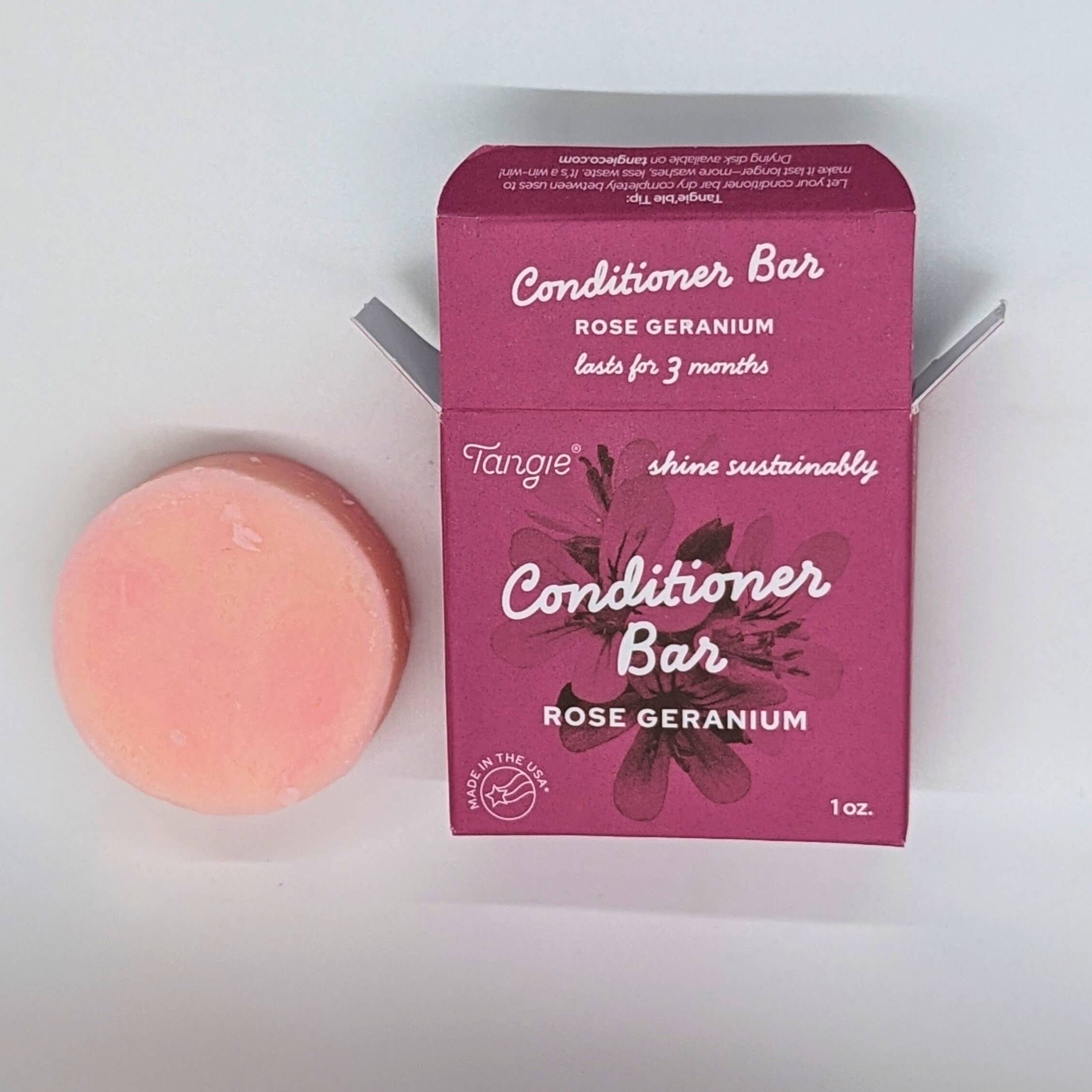 Tangie Rose Geranium Conditioner Bar – Softening & Floral – The Market