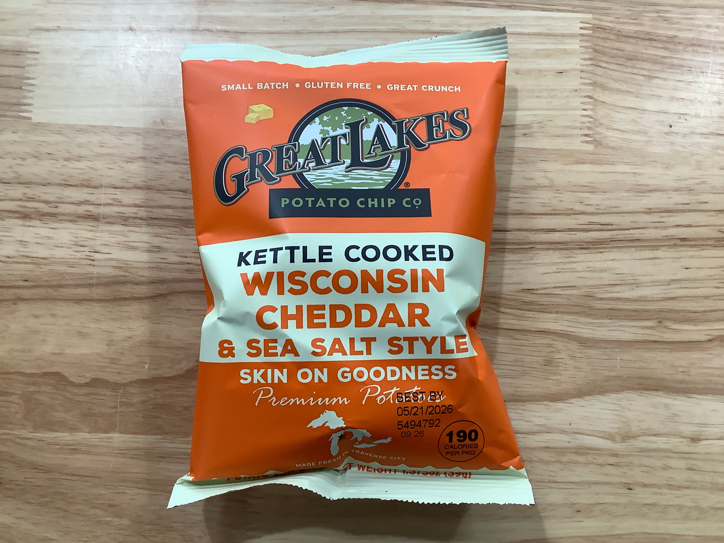 Cheddar Chips- 1.375 oz.