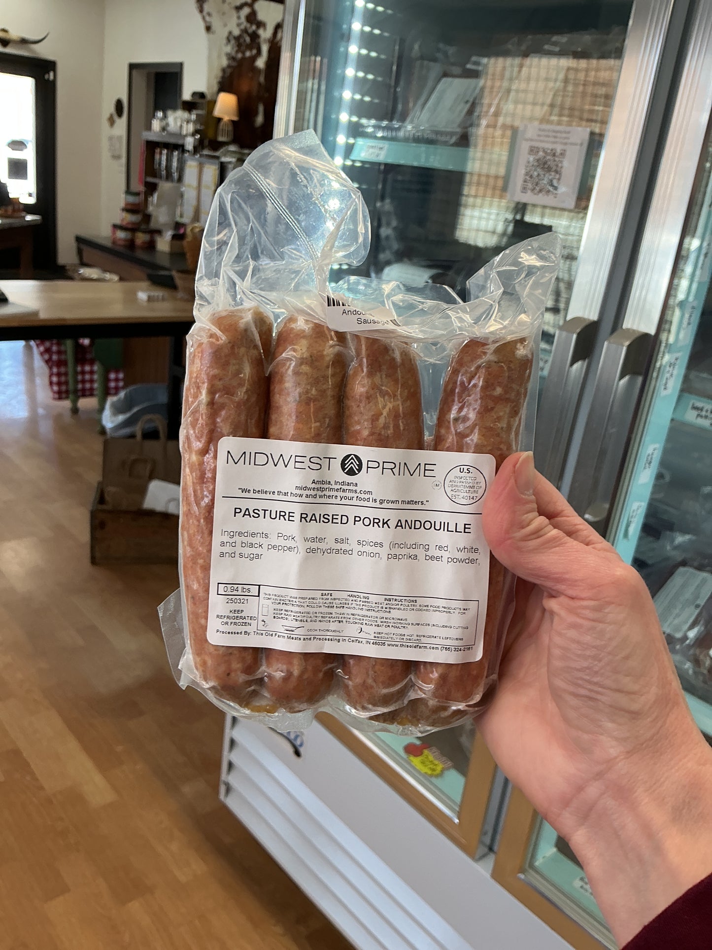 Andouille Cased Sausage