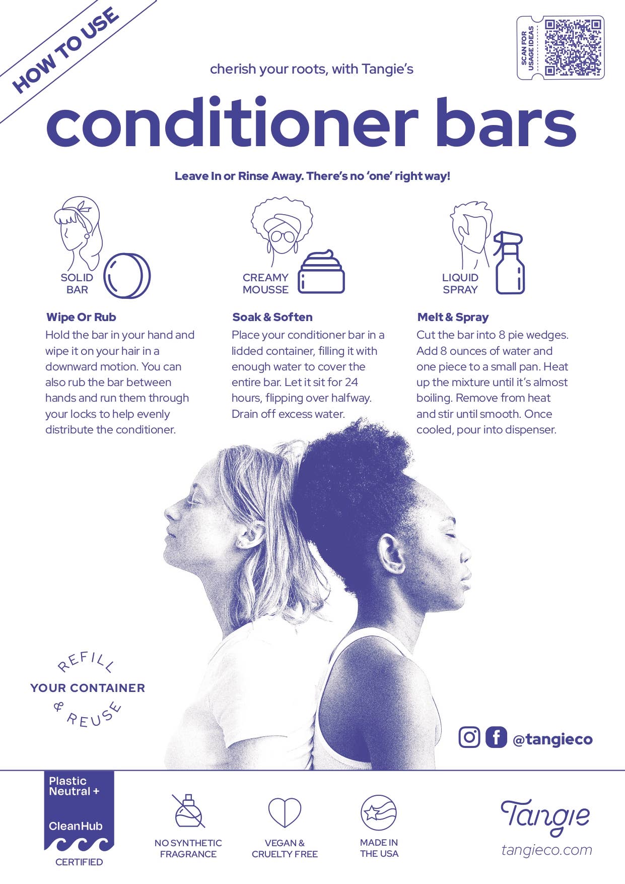 Bergamot Patchouli Conditioner Bar