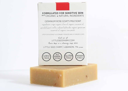 Geranium Rose Bar Soap - Balancing & Cleansing