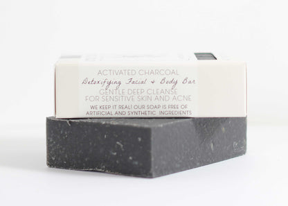 Activated Charcoal Bar Soap - Detoxifying