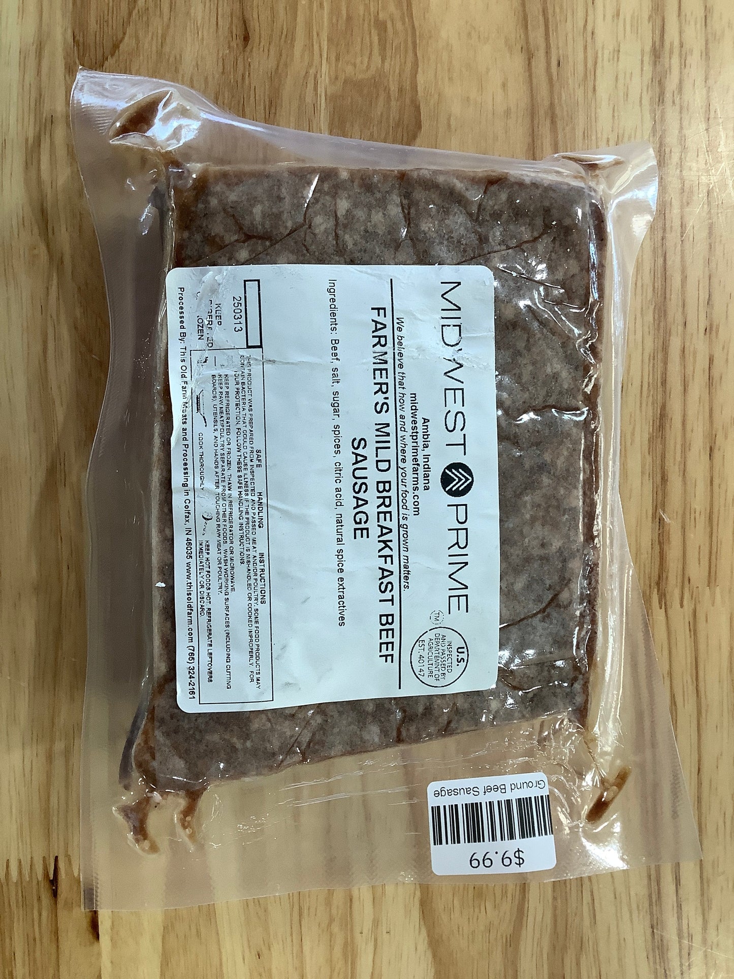 Ground Beef Sausage