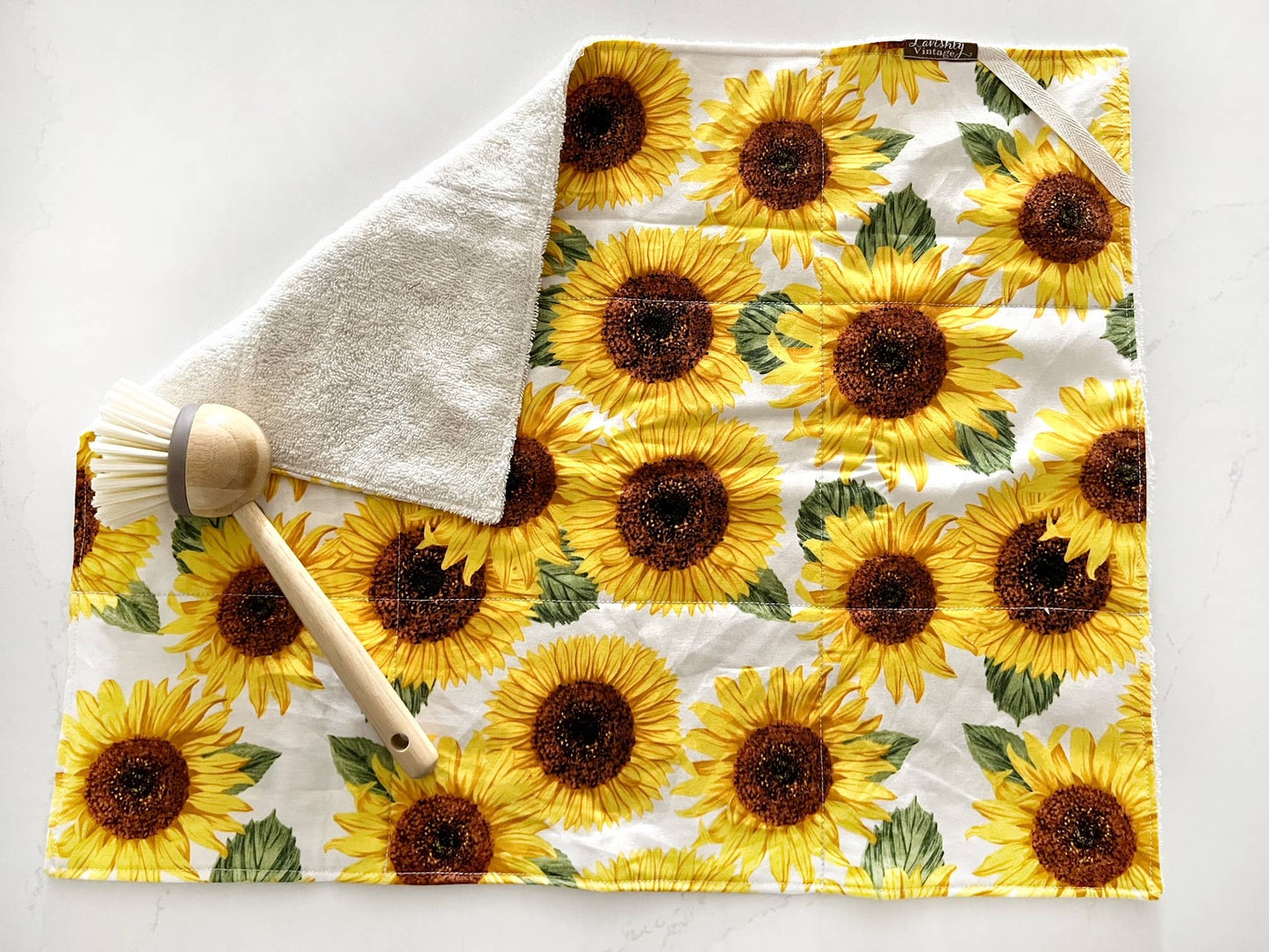 Large Sunflowers Drying Mat