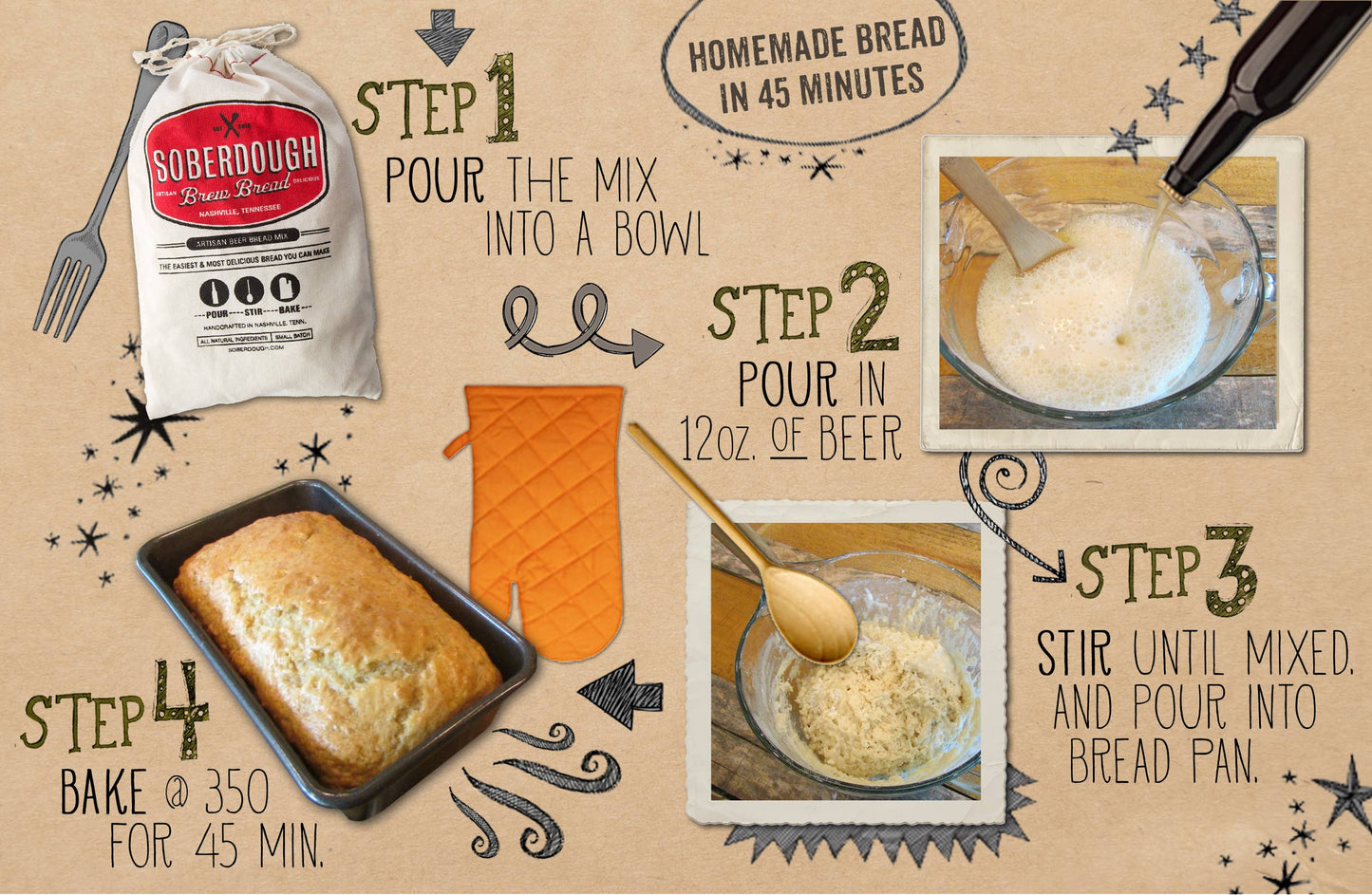 Cheesy Garlic- Bread Mix