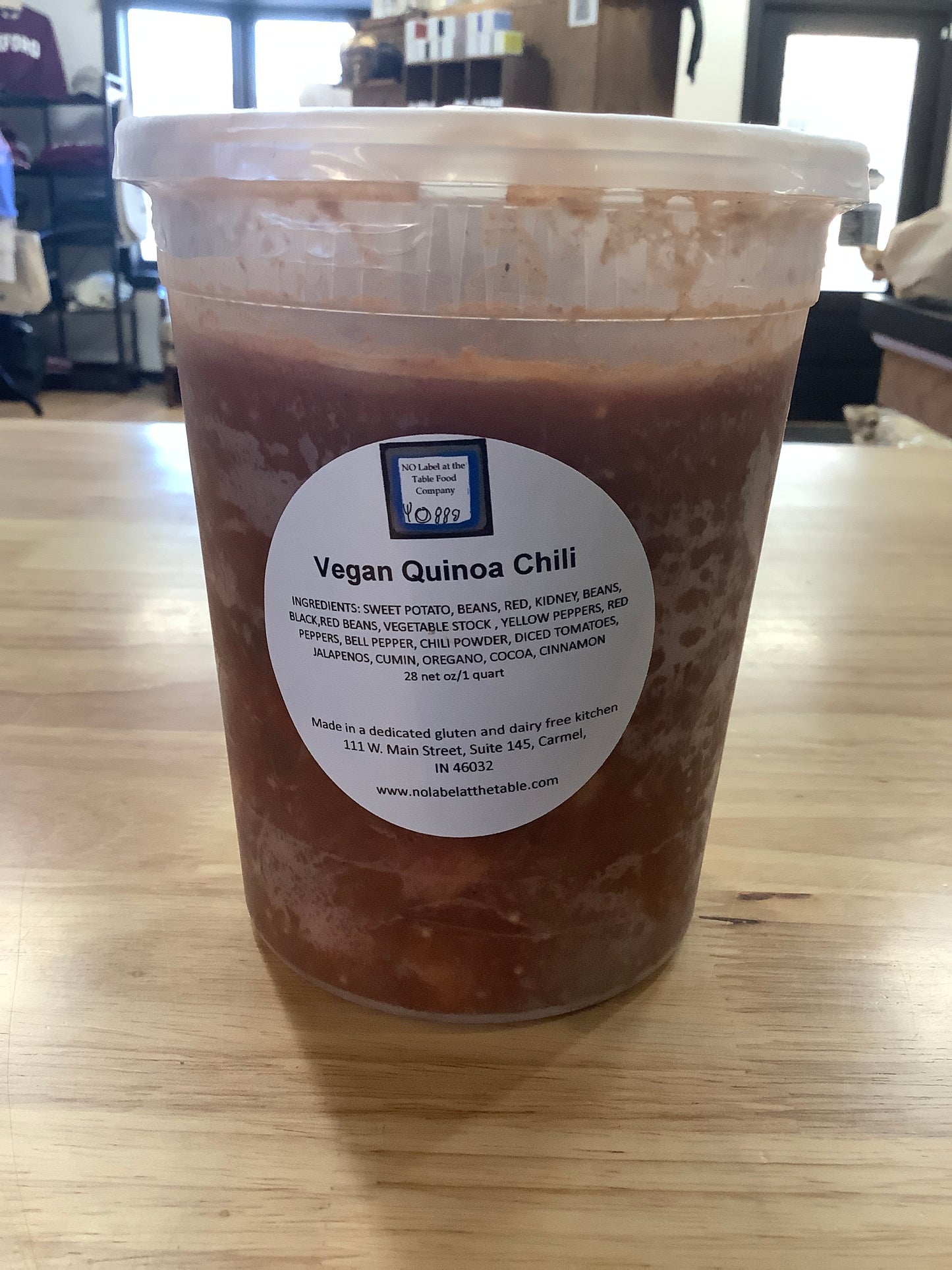 Black Bean Quinoa Chili- Gluten Free