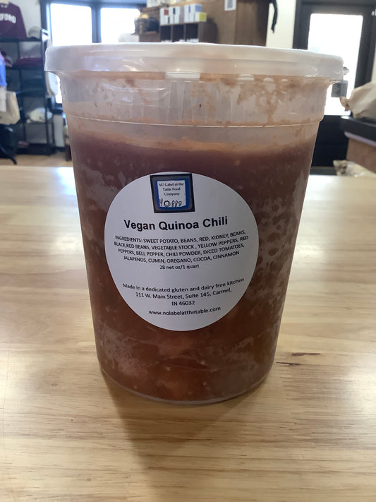 Black Bean Quinoa Chili- Gluten Free
