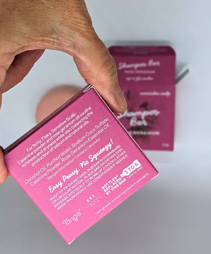 Tangie Rose Geranium Shampoo Bar- Natural & Cruelty Free