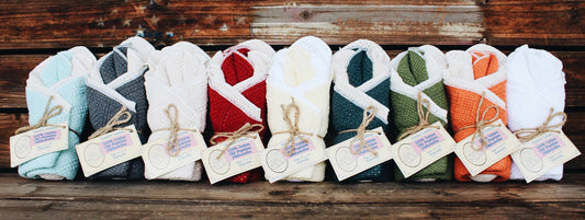 Cotton Dishcloths - Set of 4