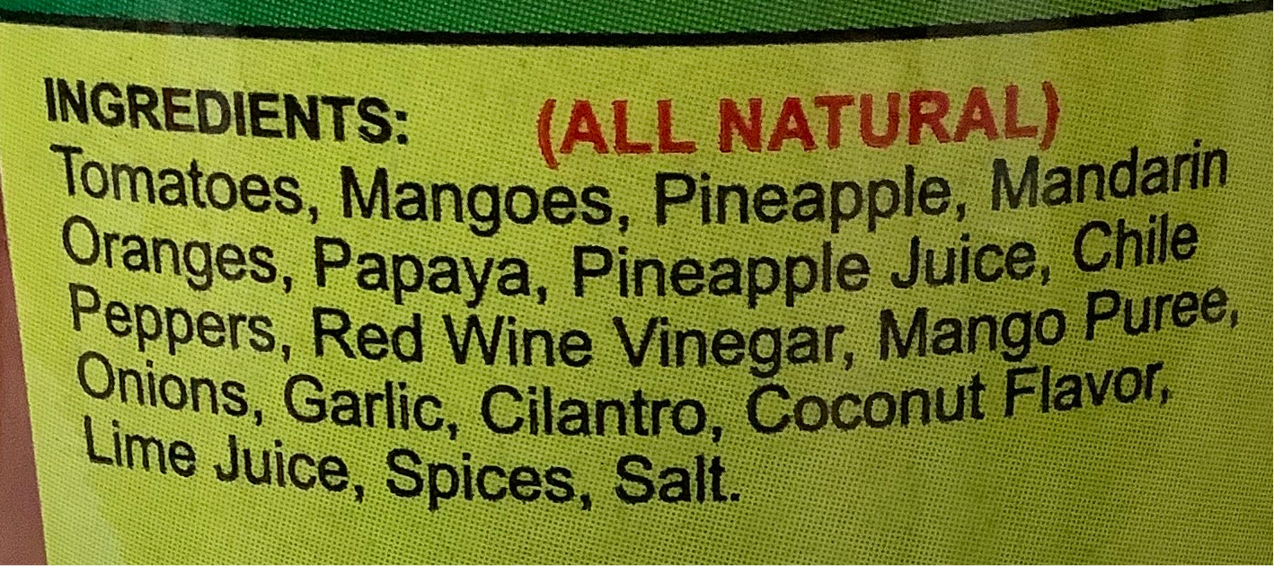 Crazy Charlies ISLAND MANGO SALSA