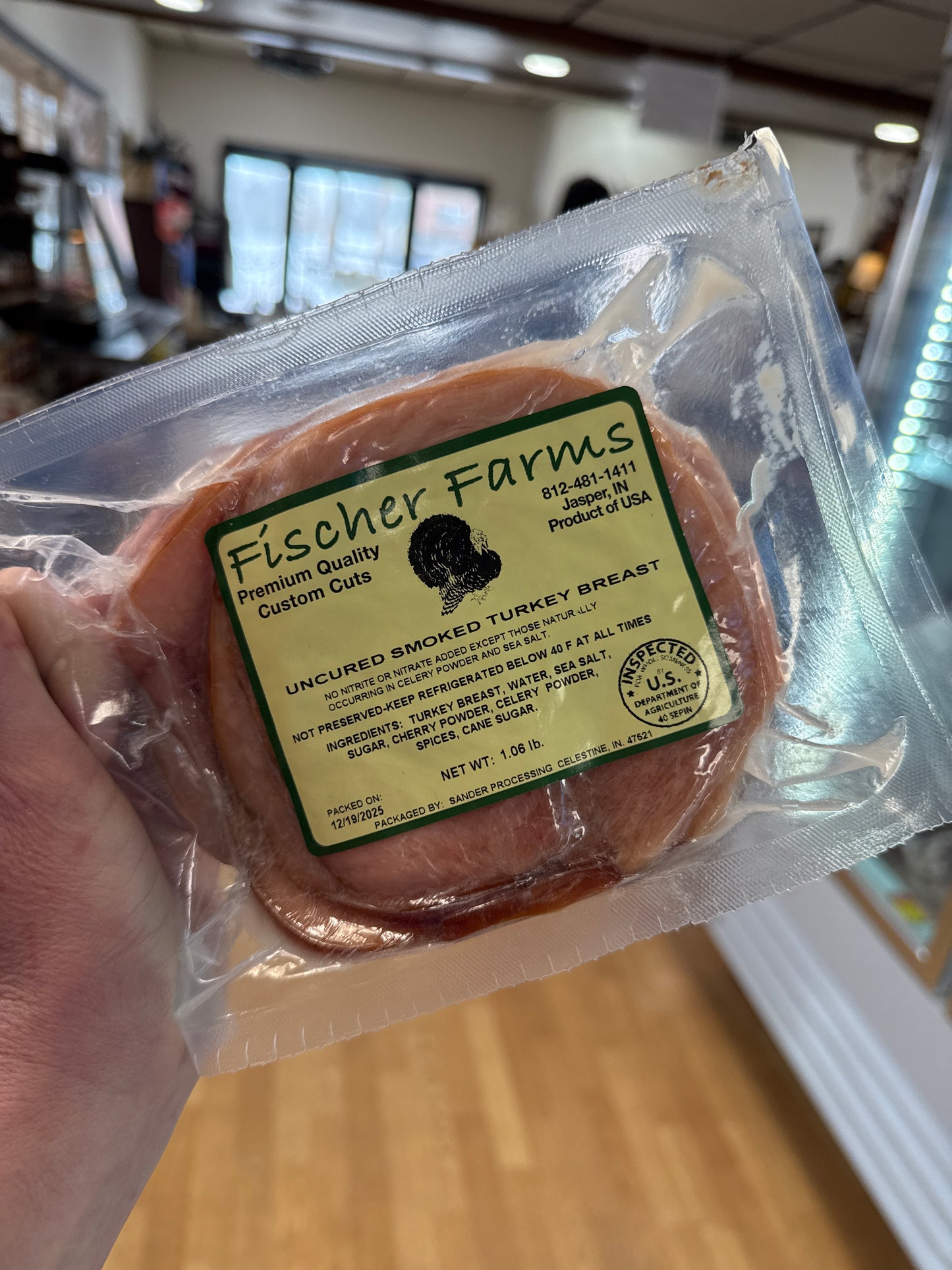 Sliced Smoked Turkey - Fischer farms