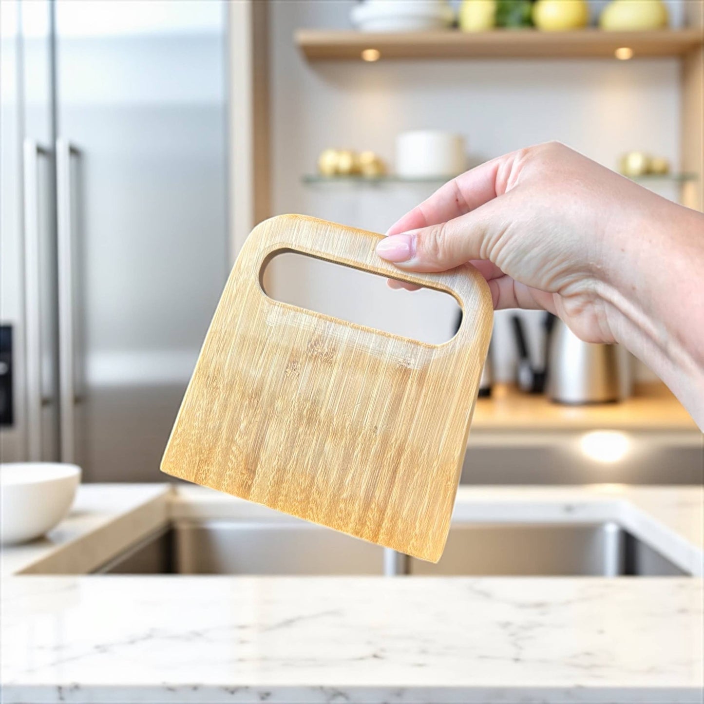 Bamboo Baking Bench & Dough Scraper