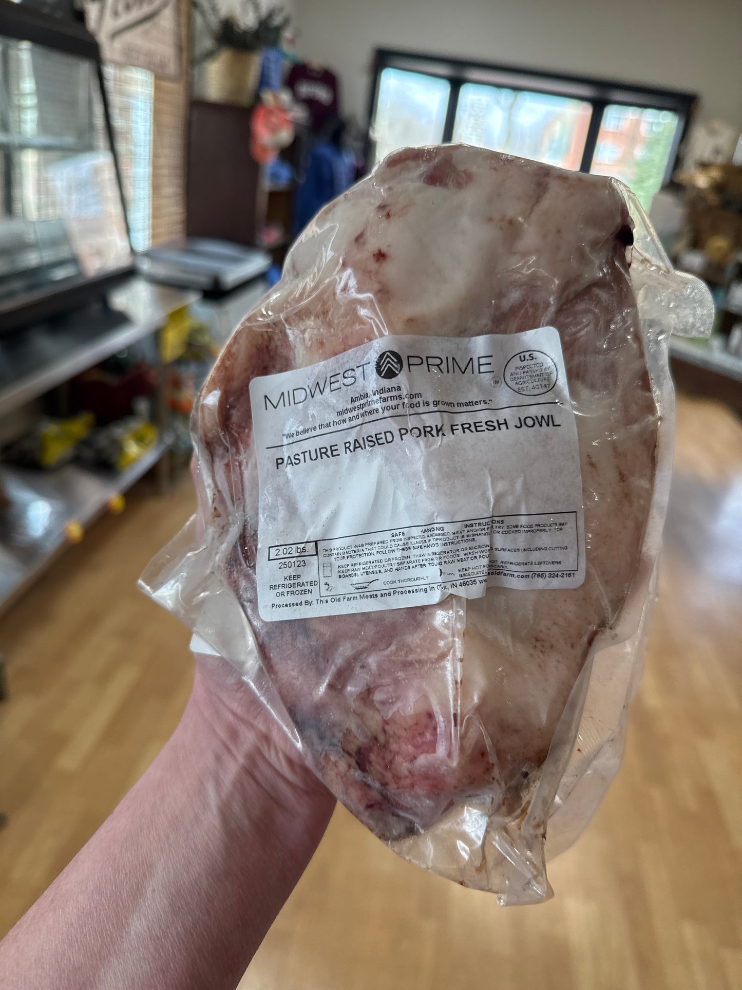 Fresh Jowl- 1.75 to 2 lbs