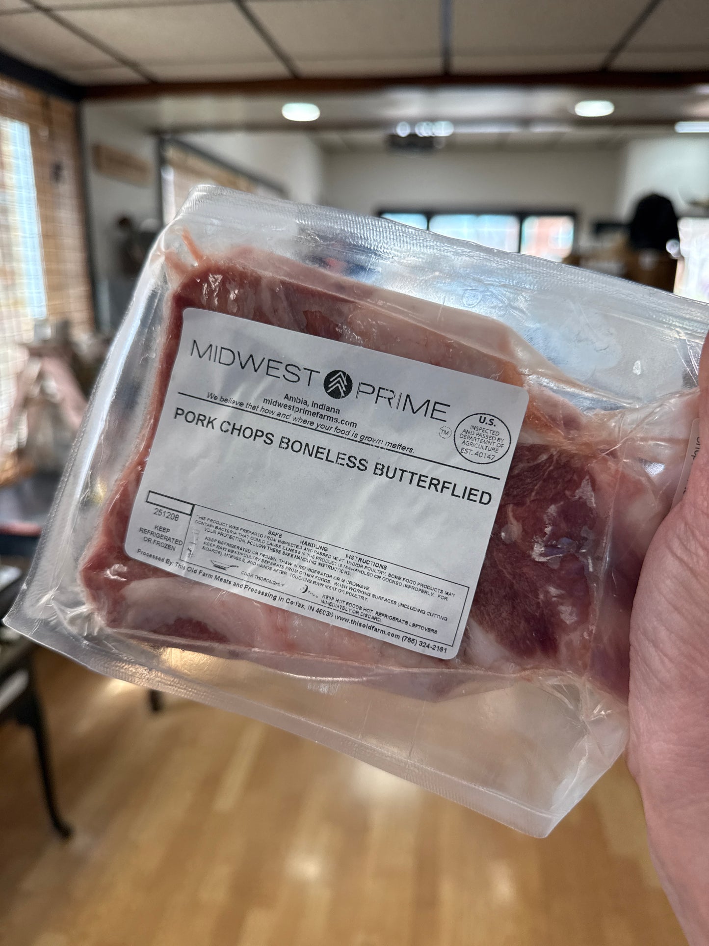 Boneless Butterfly Pork Chops
