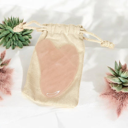 Rose Quartz Gua Sha | Facial Stone | Skincare Bestseller