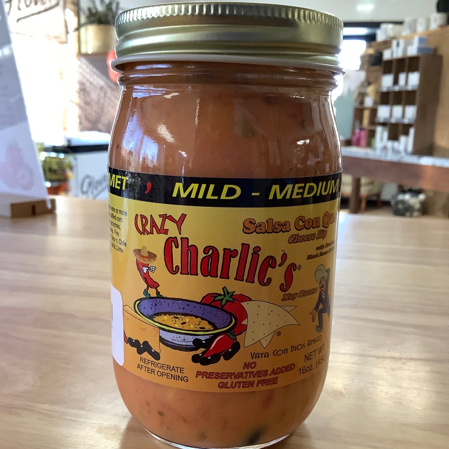 Crazy Charlies SALSA CON QUESO