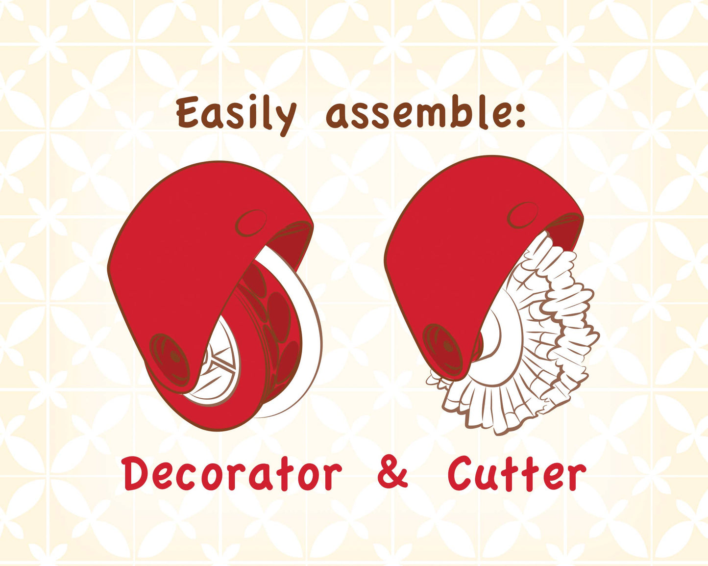 Pastry Wheel Decorator & Cutter Set