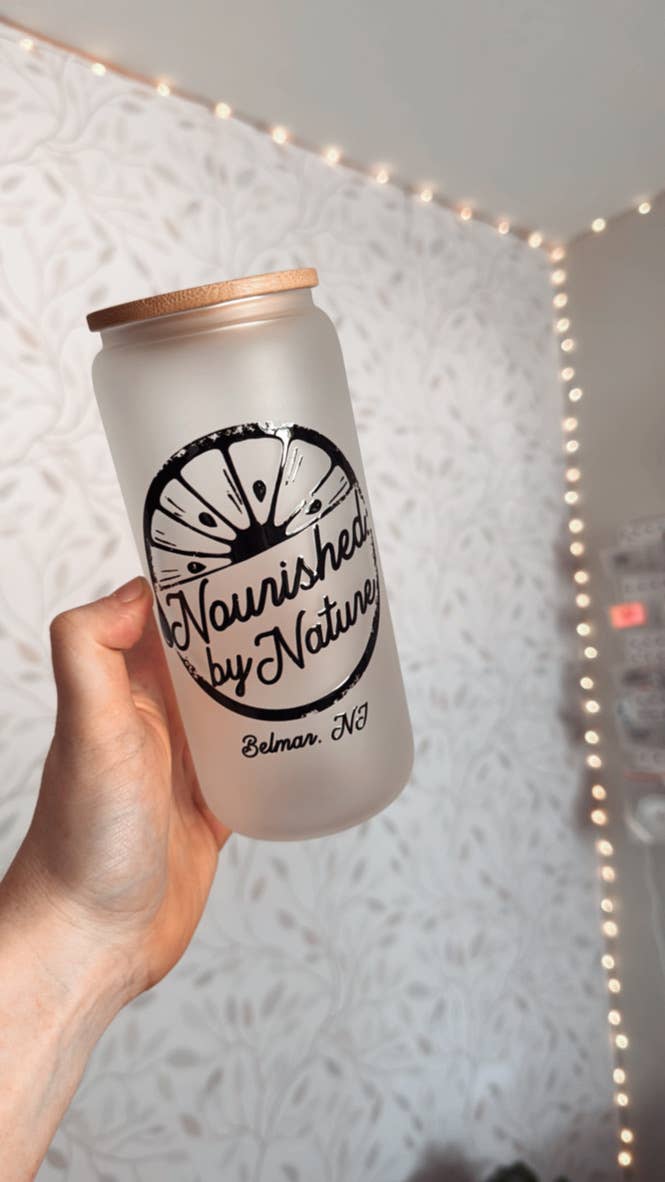 SIPS 20oz Can Glass with Bamboo Lid & Straw