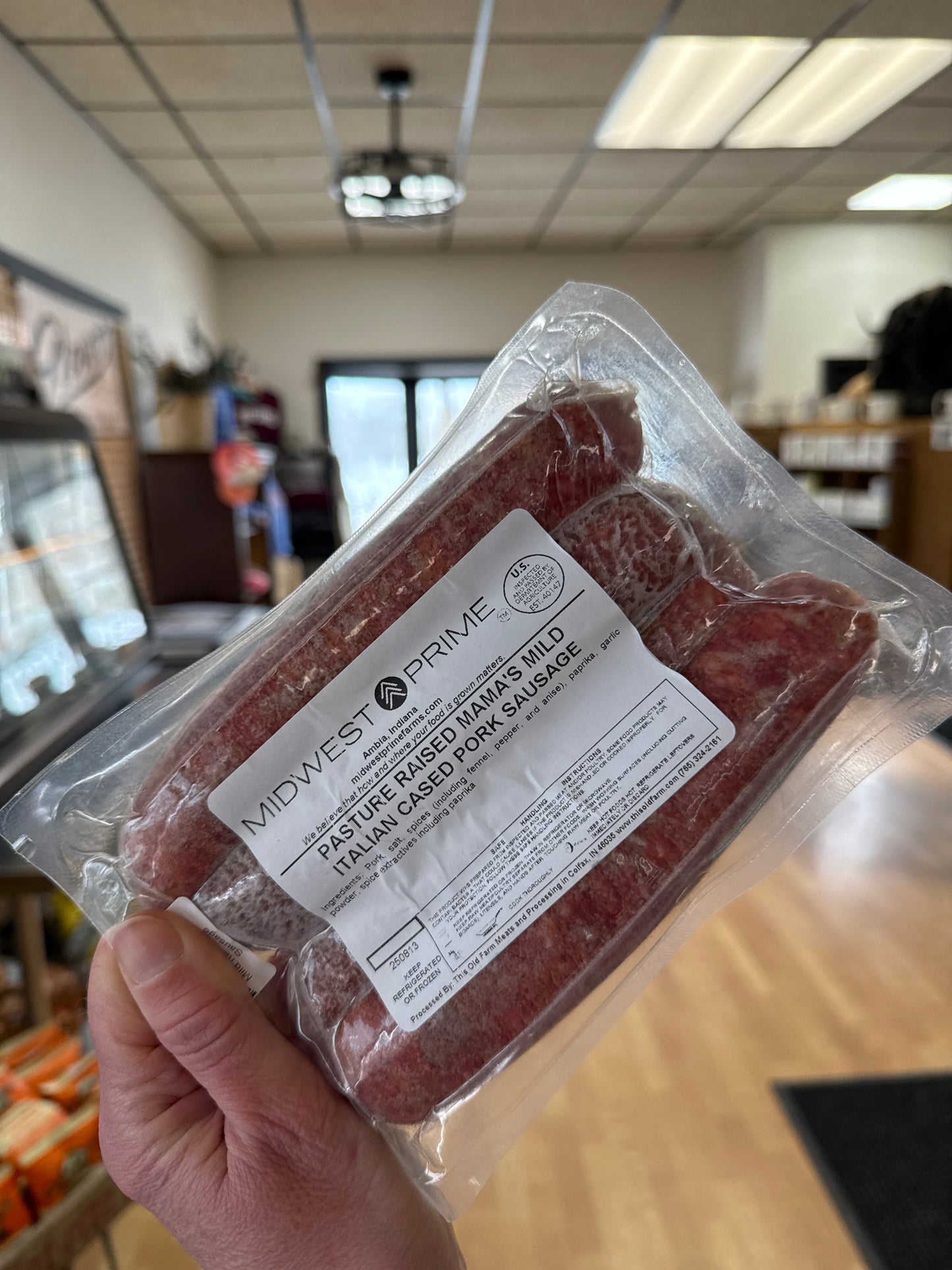 Mild Italian Cased Sausage