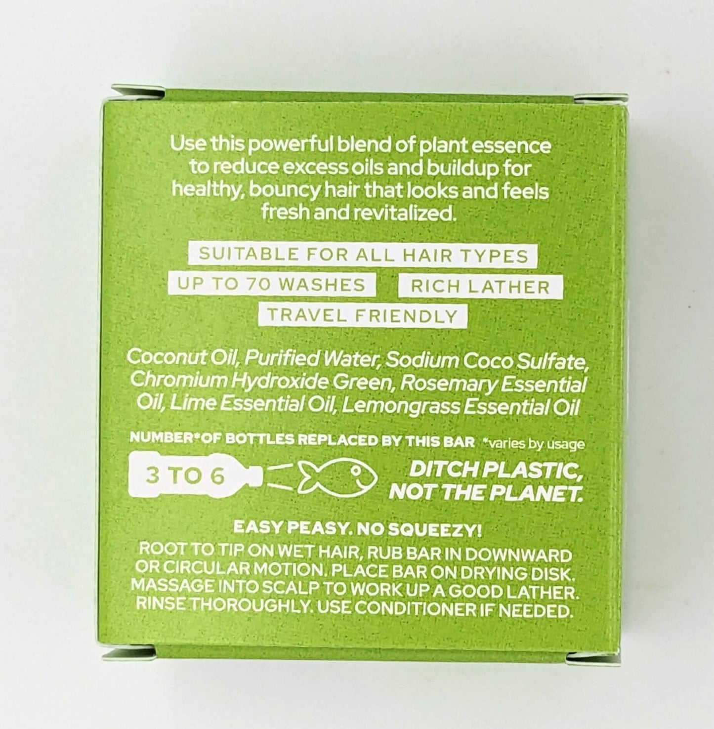 Rosemary, Lime & Lemongrass Shampoo Bar