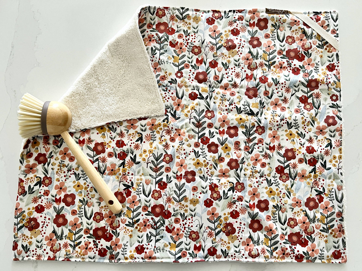 Dish Drying Mat - Wildflowers