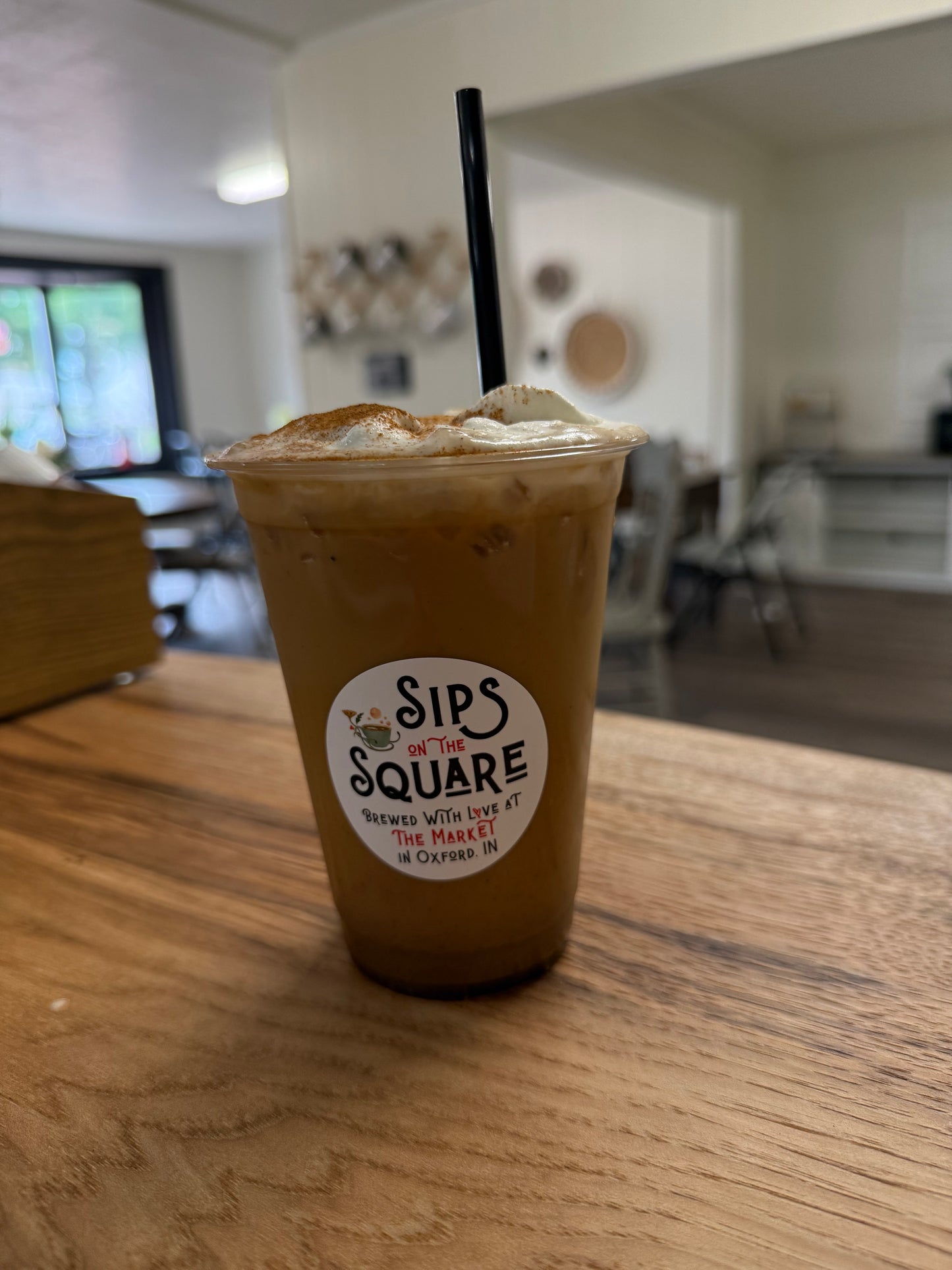 Pumpkin on the Square Latte- 16 oz.