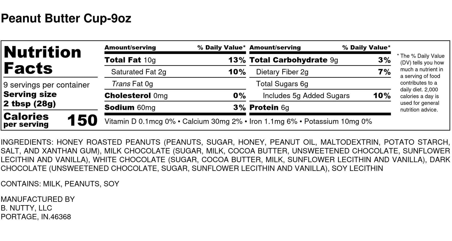 Peanut Butter Cup BNutty Peanut Butter