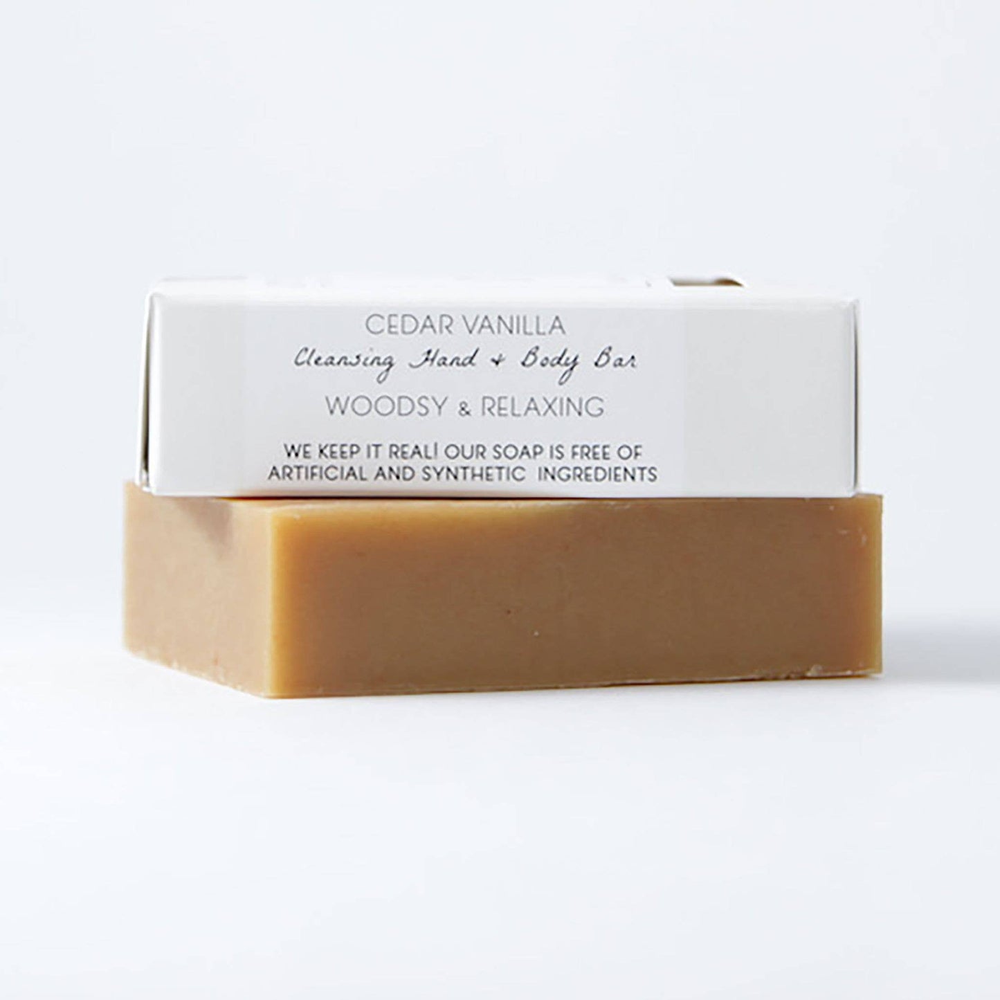 Cedar Vanilla Bar Soap - Warm & Woodsy