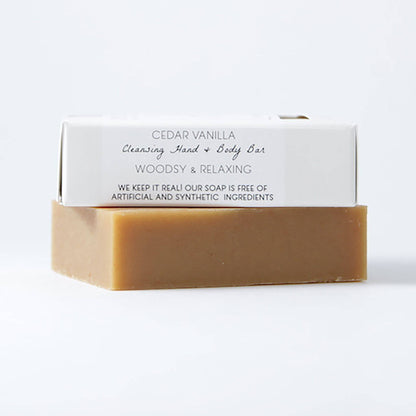 Cedar Vanilla Bar Soap - Warm & Woodsy