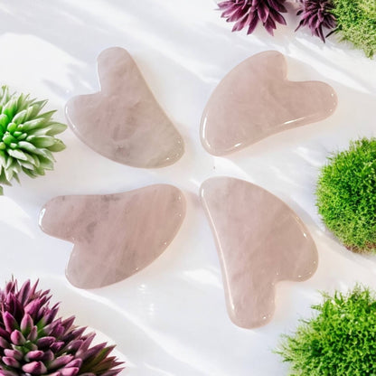 Rose Quartz Gua Sha | Facial Stone | Skincare Bestseller
