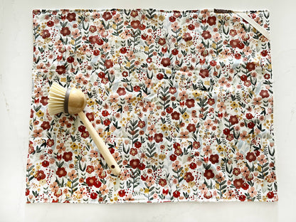 Dish Drying Mat - Wildflowers