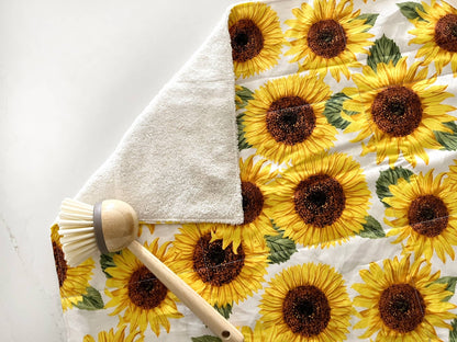 Large Sunflowers Drying Mat