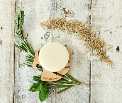 Zero-Waste Rosemary Mint Conditioner Bar Soap