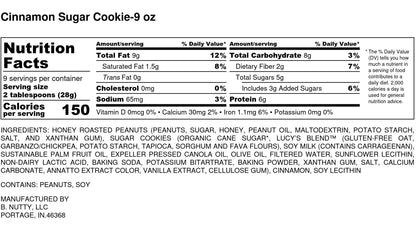 Cinnamon Sugar Cookie BNutty Peanut Butter