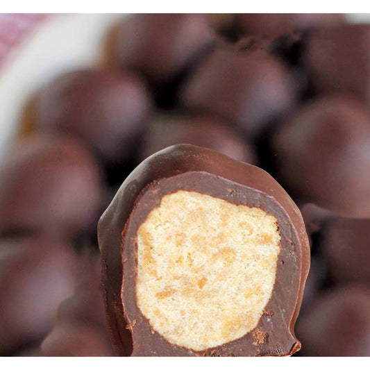 Amish Made Candy 8 oz. Bag: Chocolate Peanut Butter Balls