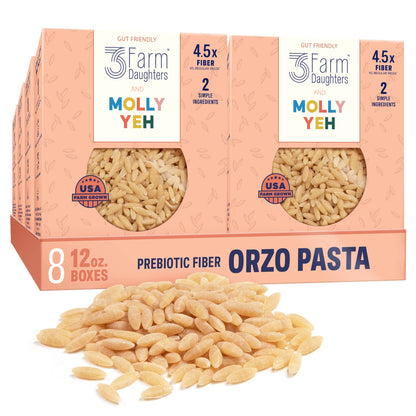 High Fiber Orzo - Gut Friendly